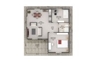 61 m² Сглобяема Къща